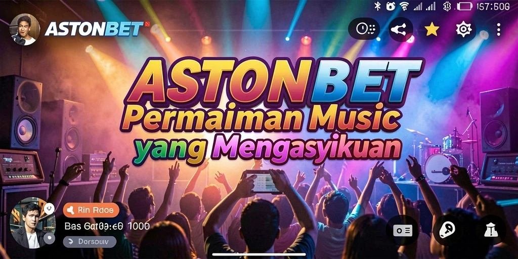 Tampilan gameplay ASTONBET yang penuh warna dan musik menghibur.