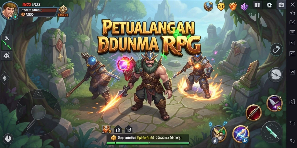 Tangkapan layar yang menampilkan momen seru dalam gameplay RPG.