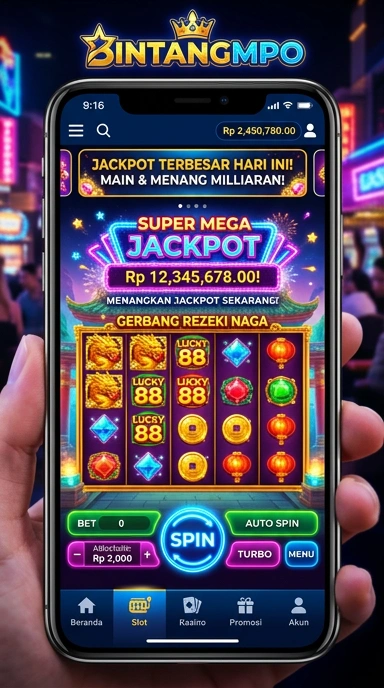 Tampilan antarmuka bintangmpo yang mudah digunakan.